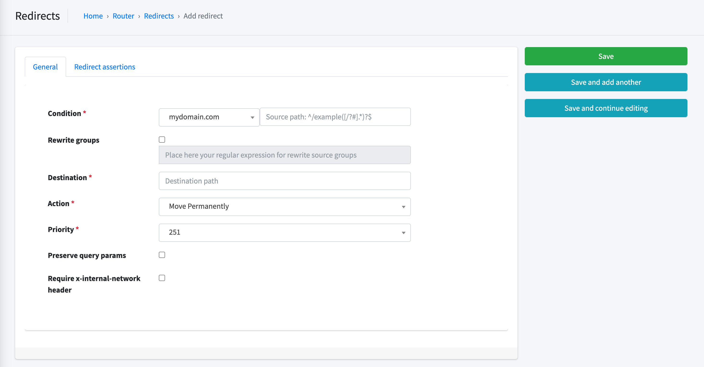 Router - Redirects